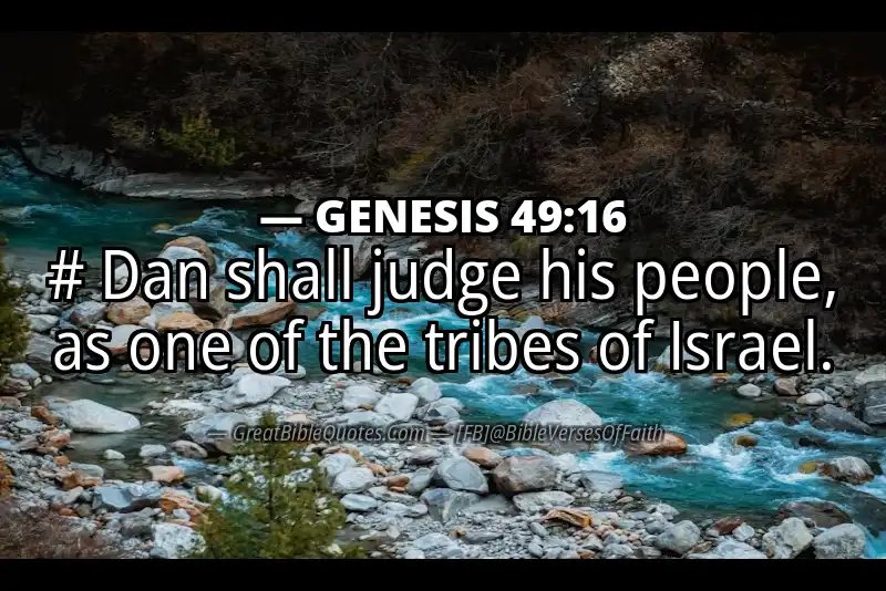 GENESIS 49:16 Verse