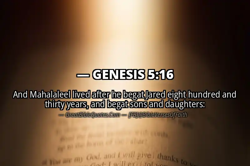 Bible verse: GENESIS 5:16 Image