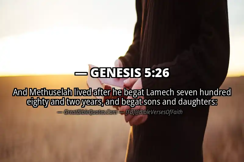 Bible verse: GENESIS 5:26 Image