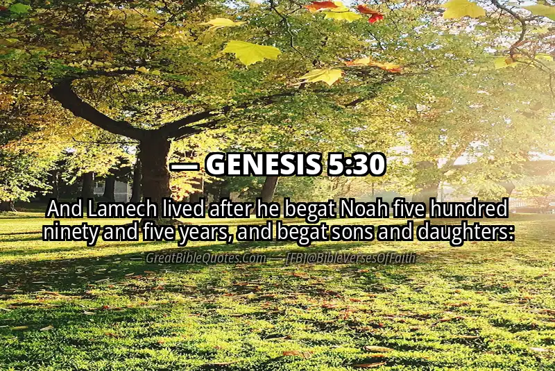 GENESIS 5:30 Verse