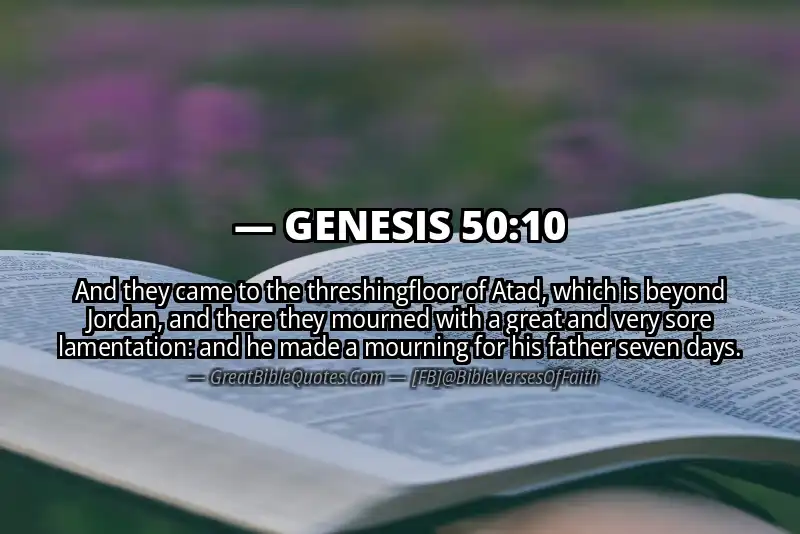 GENESIS 50:10 Verse