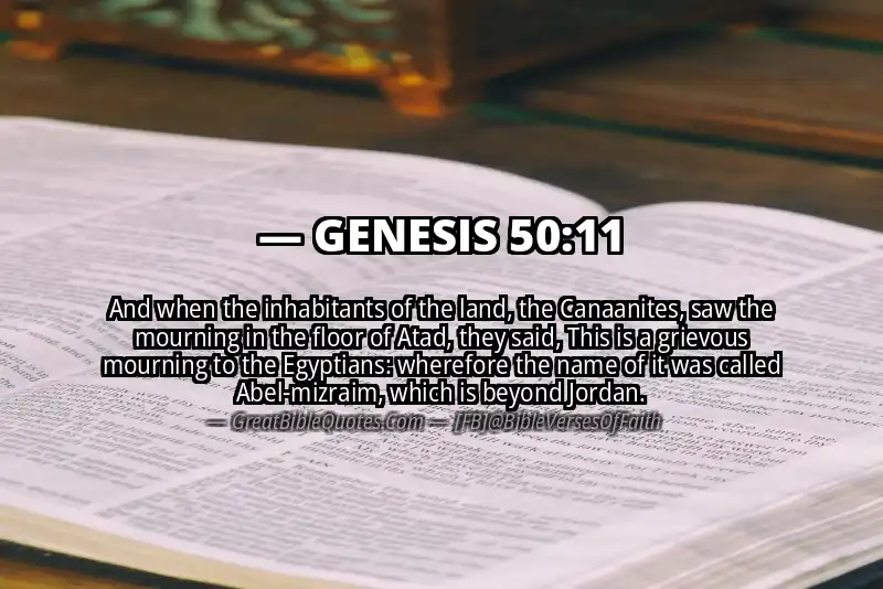 GENESIS 50:11 Verse
