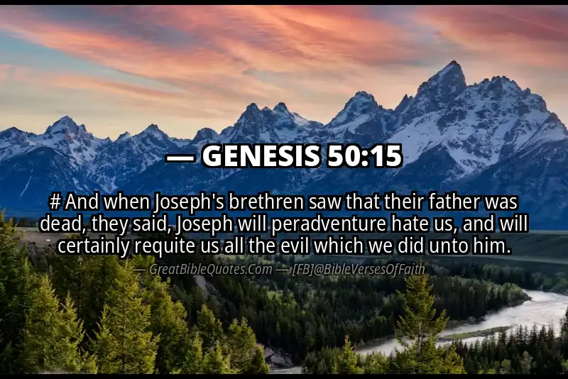 GENESIS 50:15 Verse