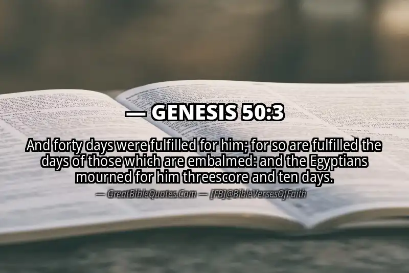 GENESIS 50:3 Verse