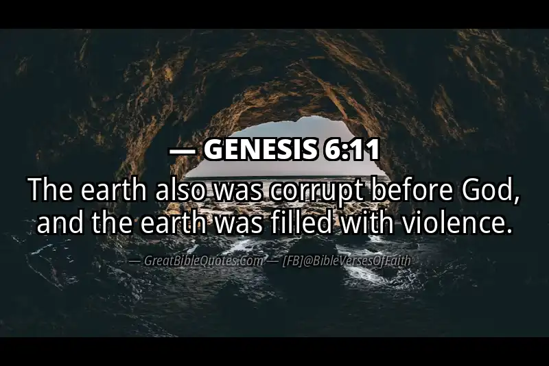 GENESIS 6:11 Verse
