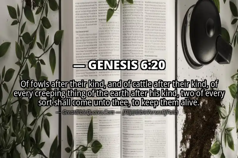 GENESIS 6:20 Verse Image