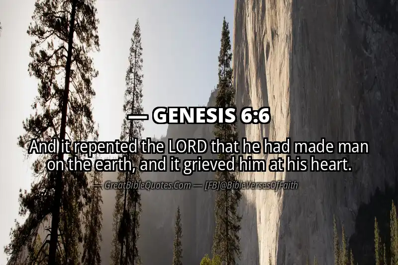 GENESIS 6:6 Verse