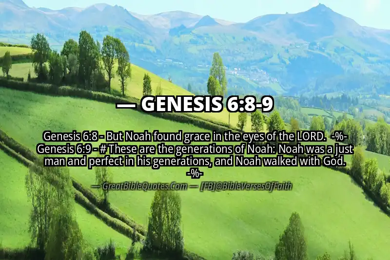 Image for GENESIS 6:8-9 Bible verse
