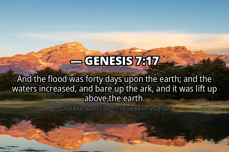 GENESIS 7:17 Verse