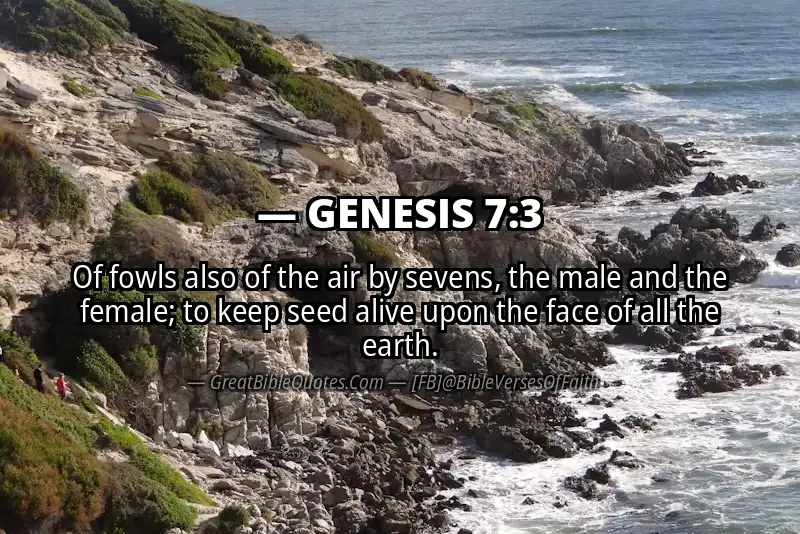 GENESIS 7:3 Verse