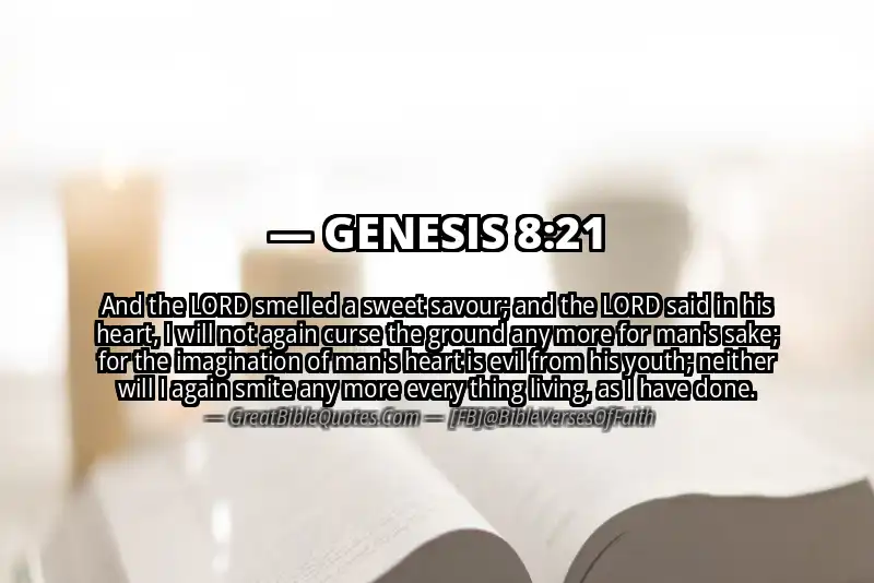 GENESIS 8:21 Verse