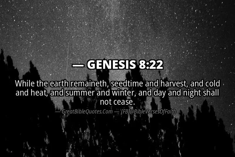GENESIS 8:22 Verse