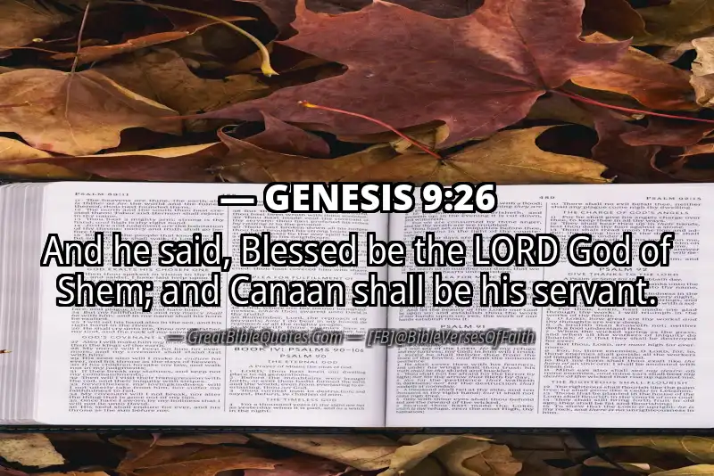 GENESIS 9:26 Verse
