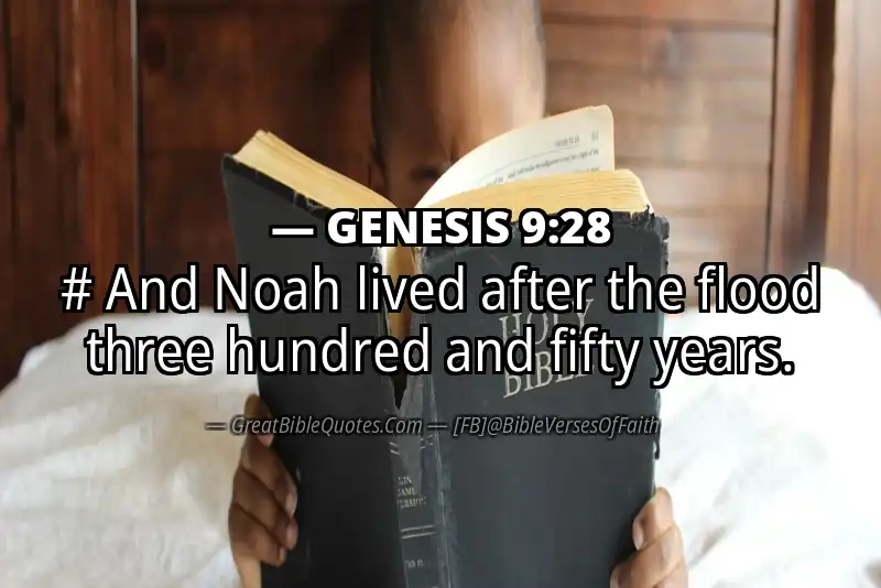 GENESIS 9:28 Verse