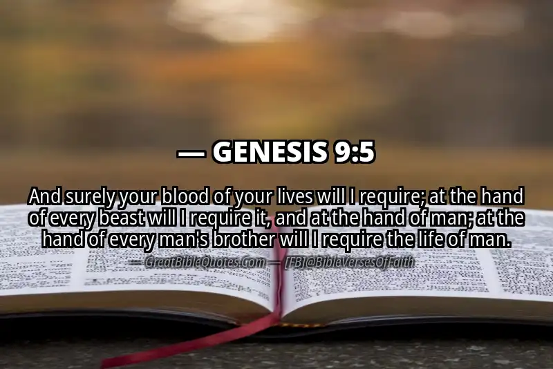 GENESIS 9:5 Verse