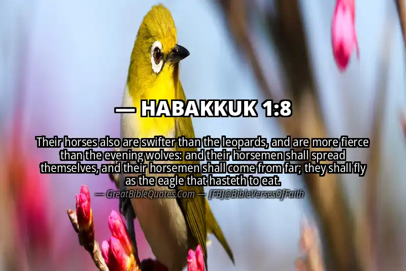 Bible verse: HABAKKUK 1:8 Image