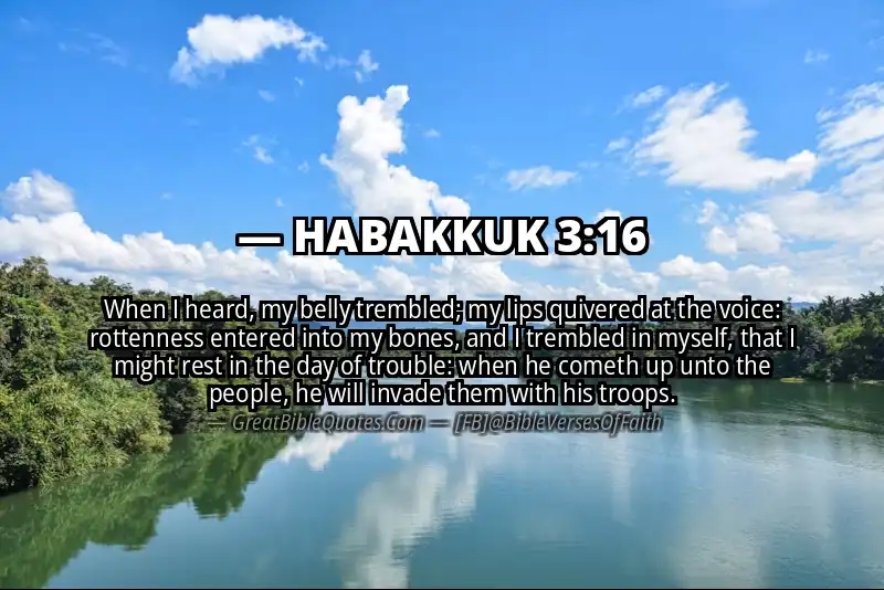 HABAKKUK 3:16 Verse