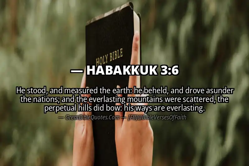 HABAKKUK 3:6 Verse