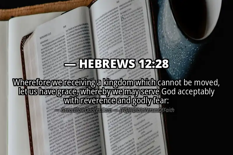 HEBREWS 12:28 Verse