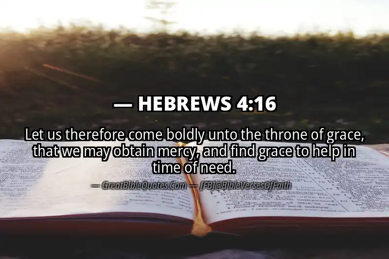 Image for HEBREWS 4:16 Bible verse