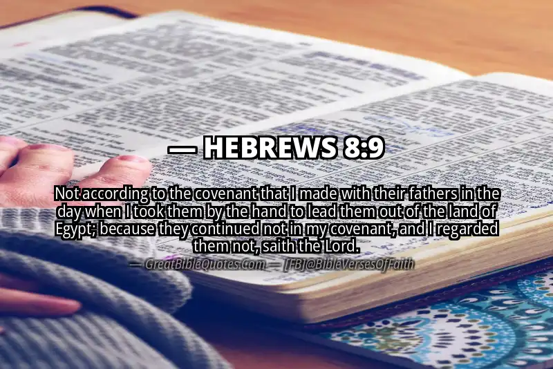 HEBREWS 8:9 Verse