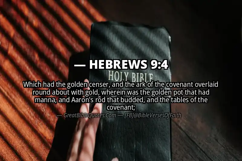 Bible verse: HEBREWS 9:4 Image