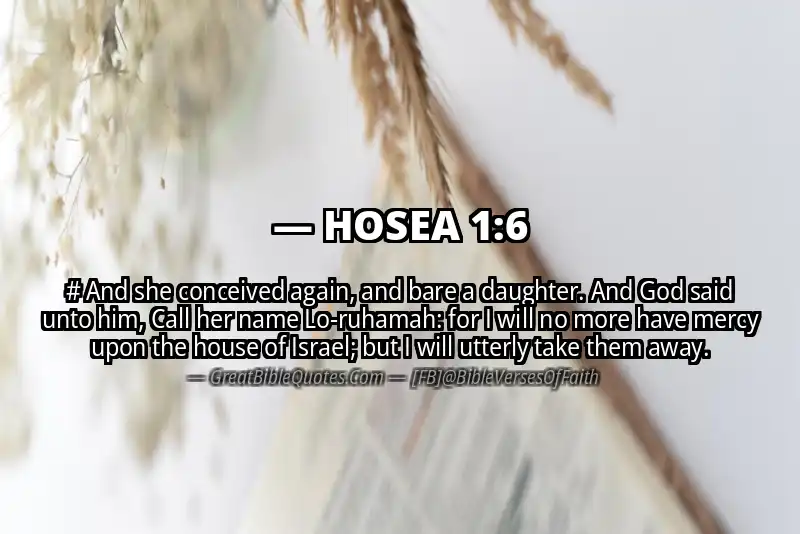 HOSEA 1:6 Verse