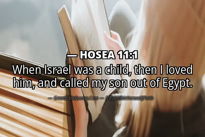 HOSEA 11:1 Verse