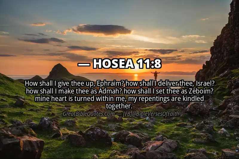 Bible verse: HOSEA 11:8 Image