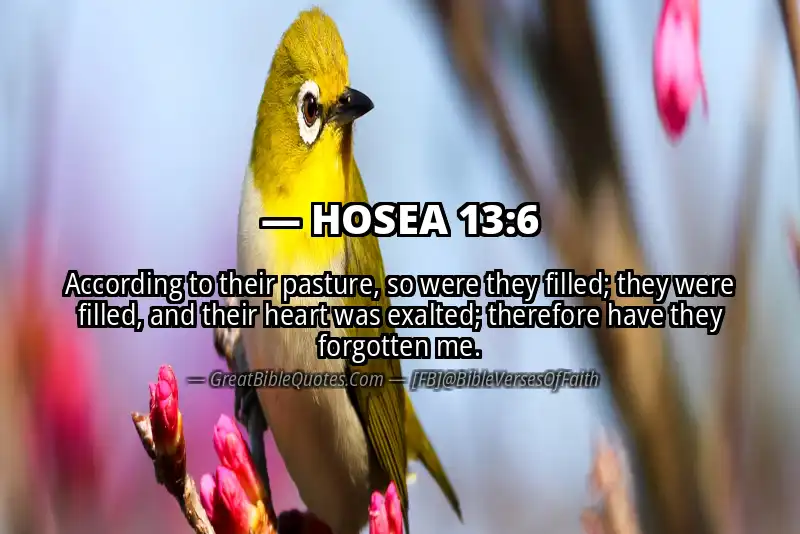 Bible verse: HOSEA 13:6 Image