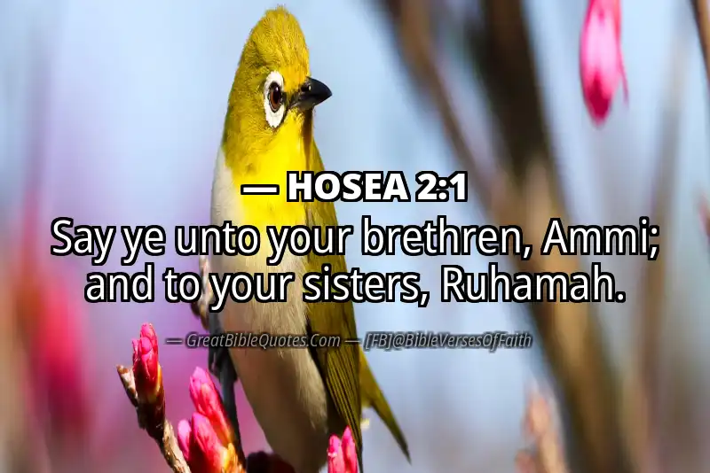 HOSEA 2:1 Verse Image