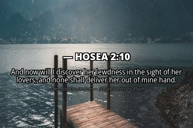 Bible verse: HOSEA 2:10 Image