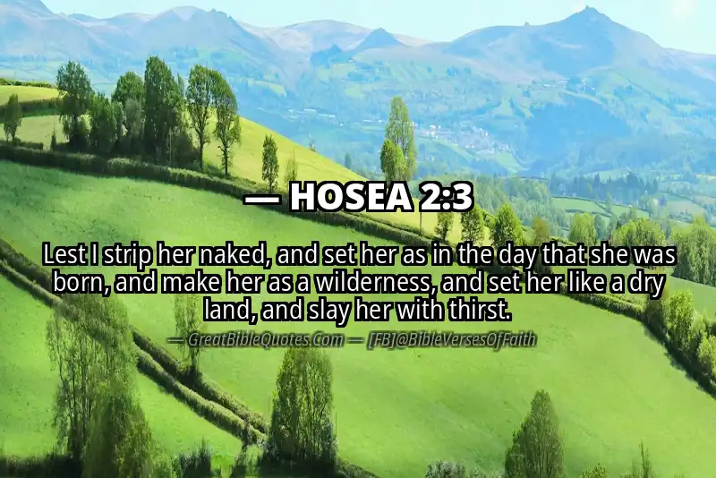 Bible verse: HOSEA 2:3 Image