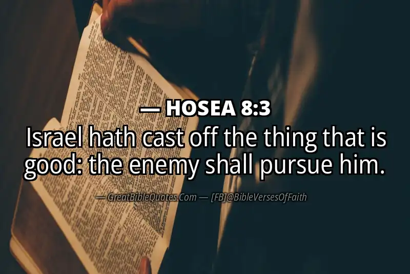 HOSEA 8:3 Verse