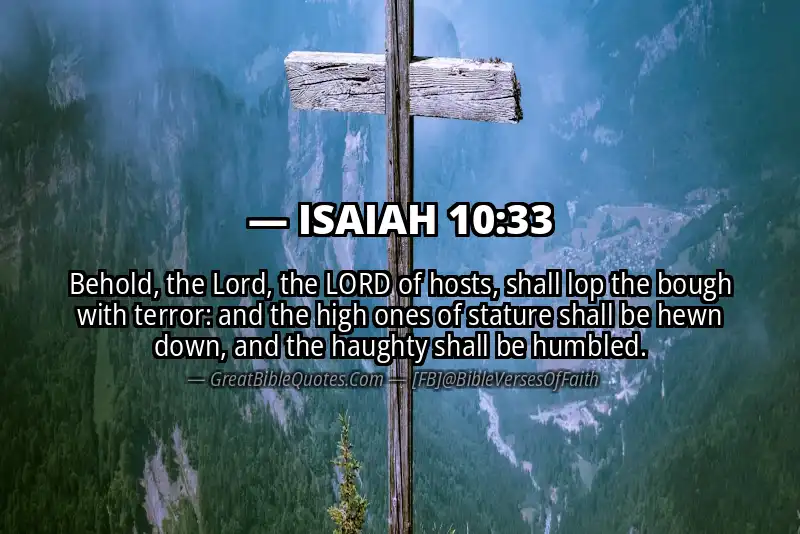 ISAIAH 10:33 Verse