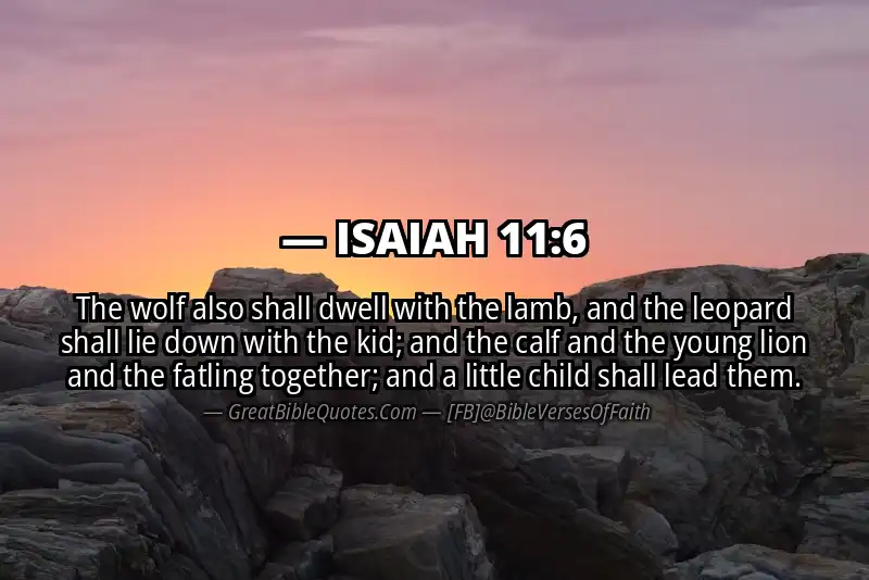 ISAIAH 11:6 Verse
