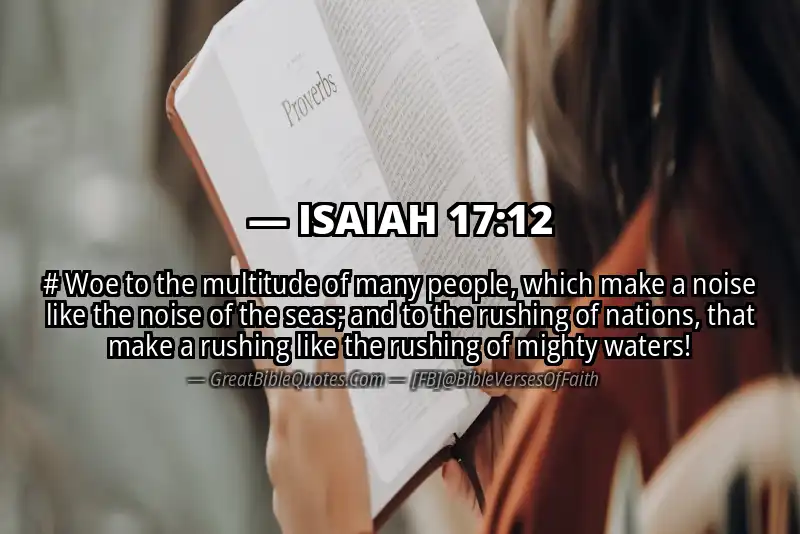 ISAIAH 17:12 Verse