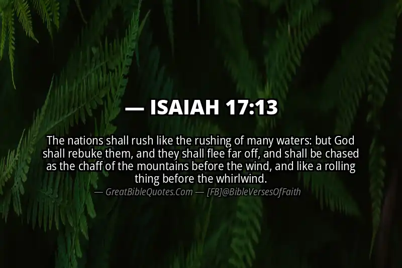 ISAIAH 17:13 Verse