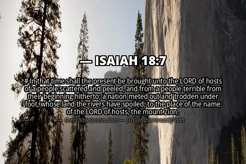 ISAIAH 18:7 Verse