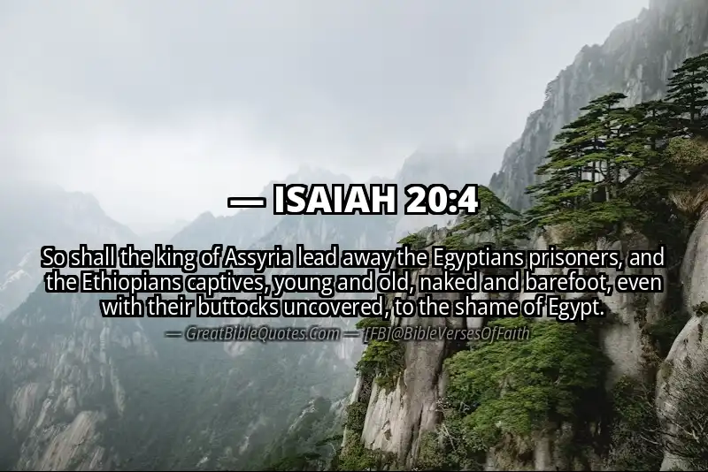 ISAIAH 20:4 Verse