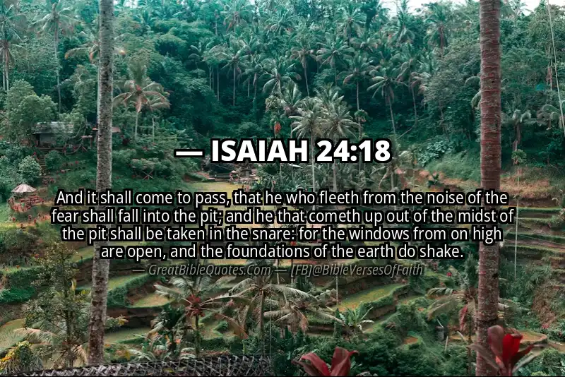 ISAIAH 24:18 Verse