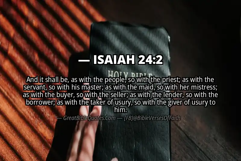 ISAIAH 24:2 Verse