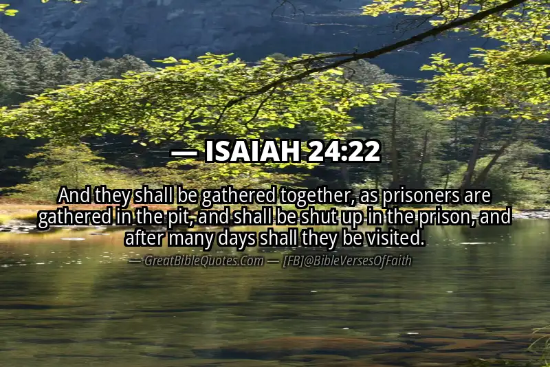 ISAIAH 24:22 Verse