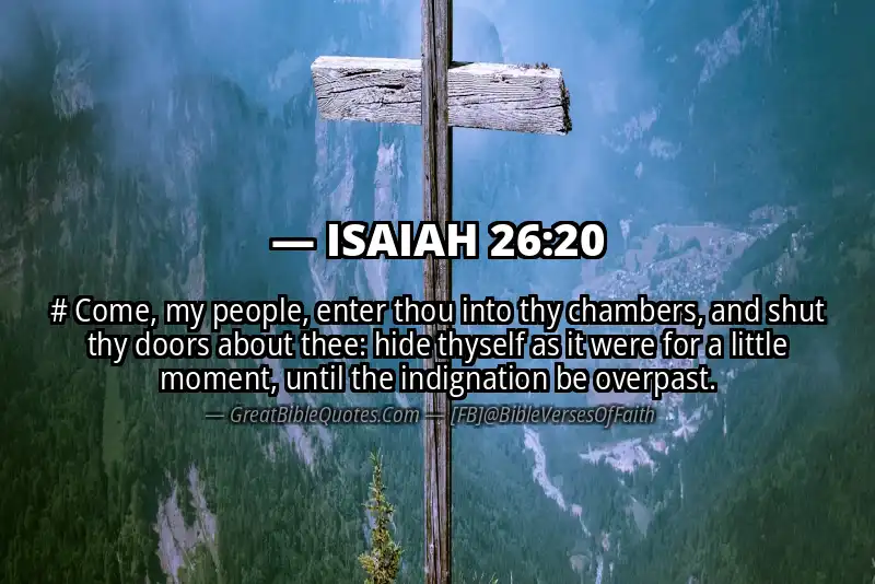 ISAIAH 26:20 Verse