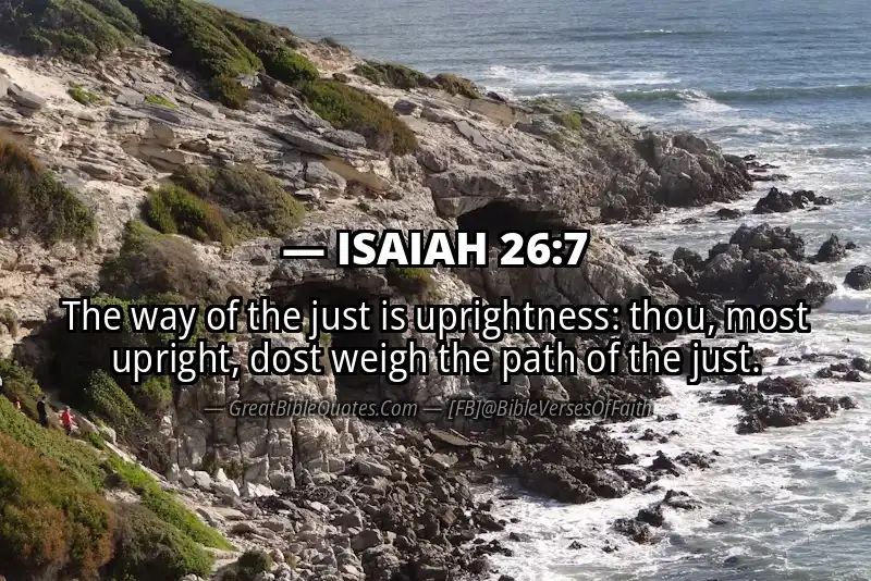 ISAIAH 26:7 Verse