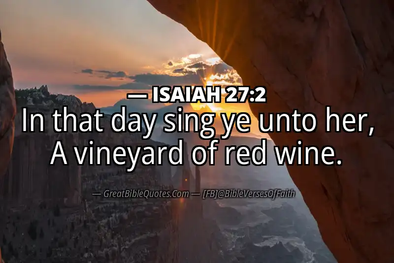 ISAIAH 27:2 Verse