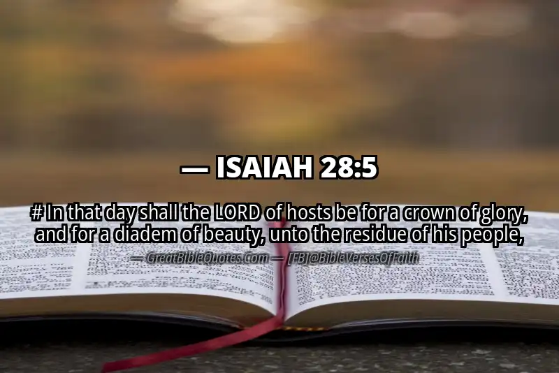 ISAIAH 28:5 Verse