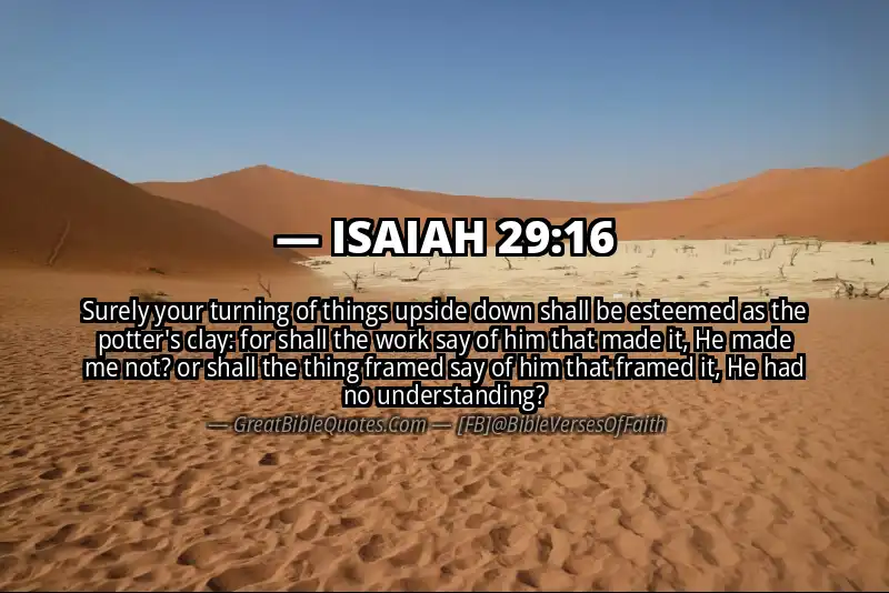 ISAIAH 29:16 Verse