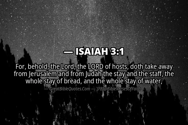 ISAIAH 3:1 Verse