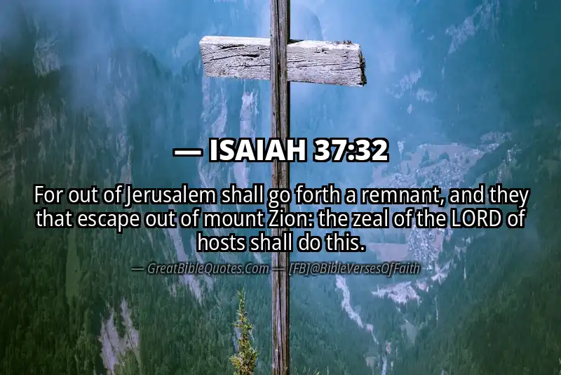 ISAIAH 37:32 Verse